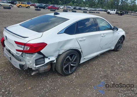 2022 Honda Accord Hybrid Sport из США, поврежденный, VIN 1HGCV3F27NA043035
